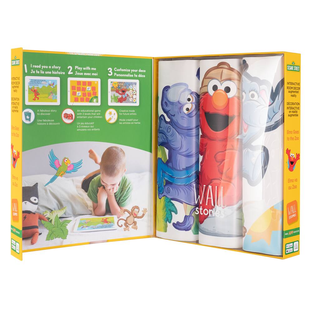 Wall Stories Interactive Sesame Street Wall Sticker