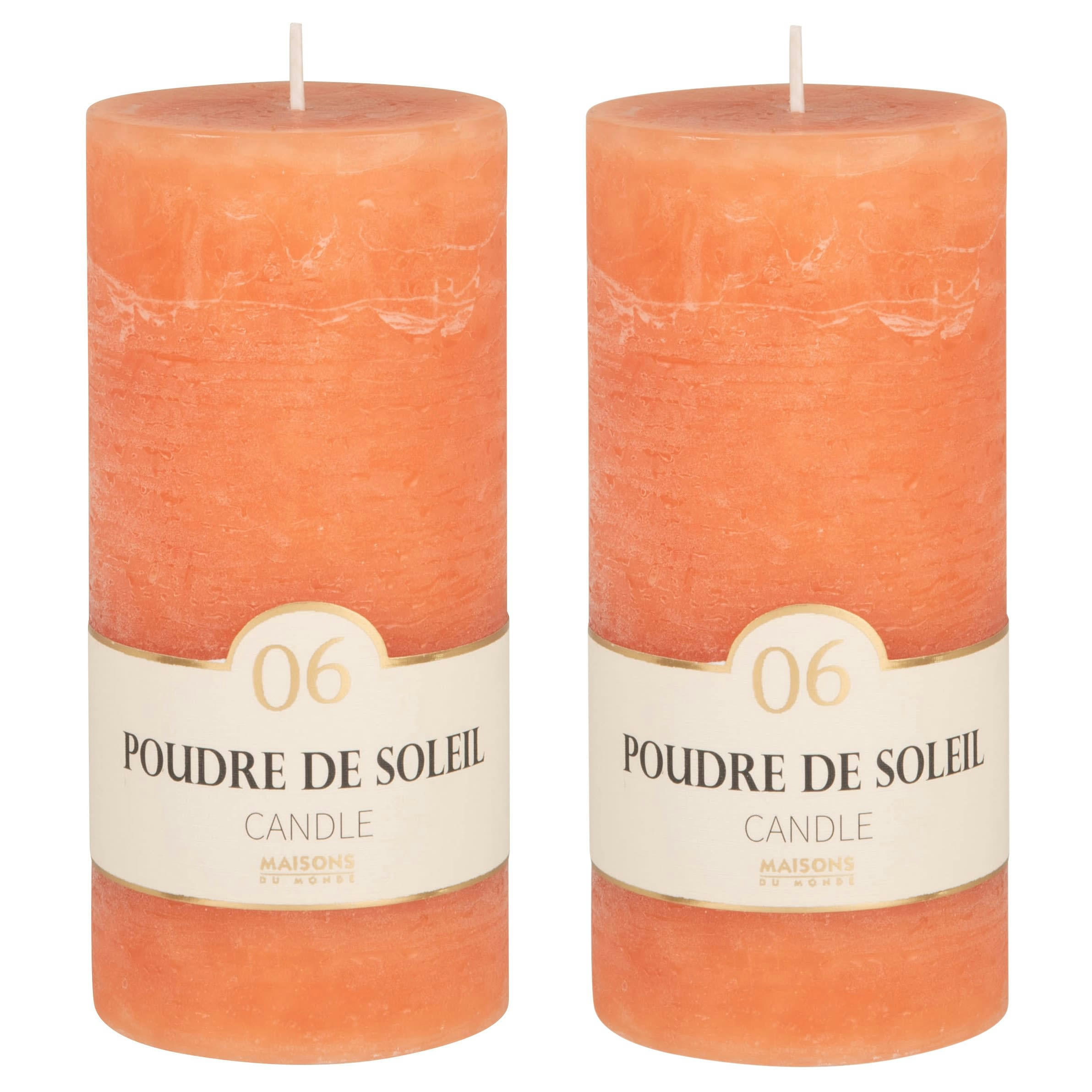 COLORAMA - Bougie parfumée terracotta H15 490 g