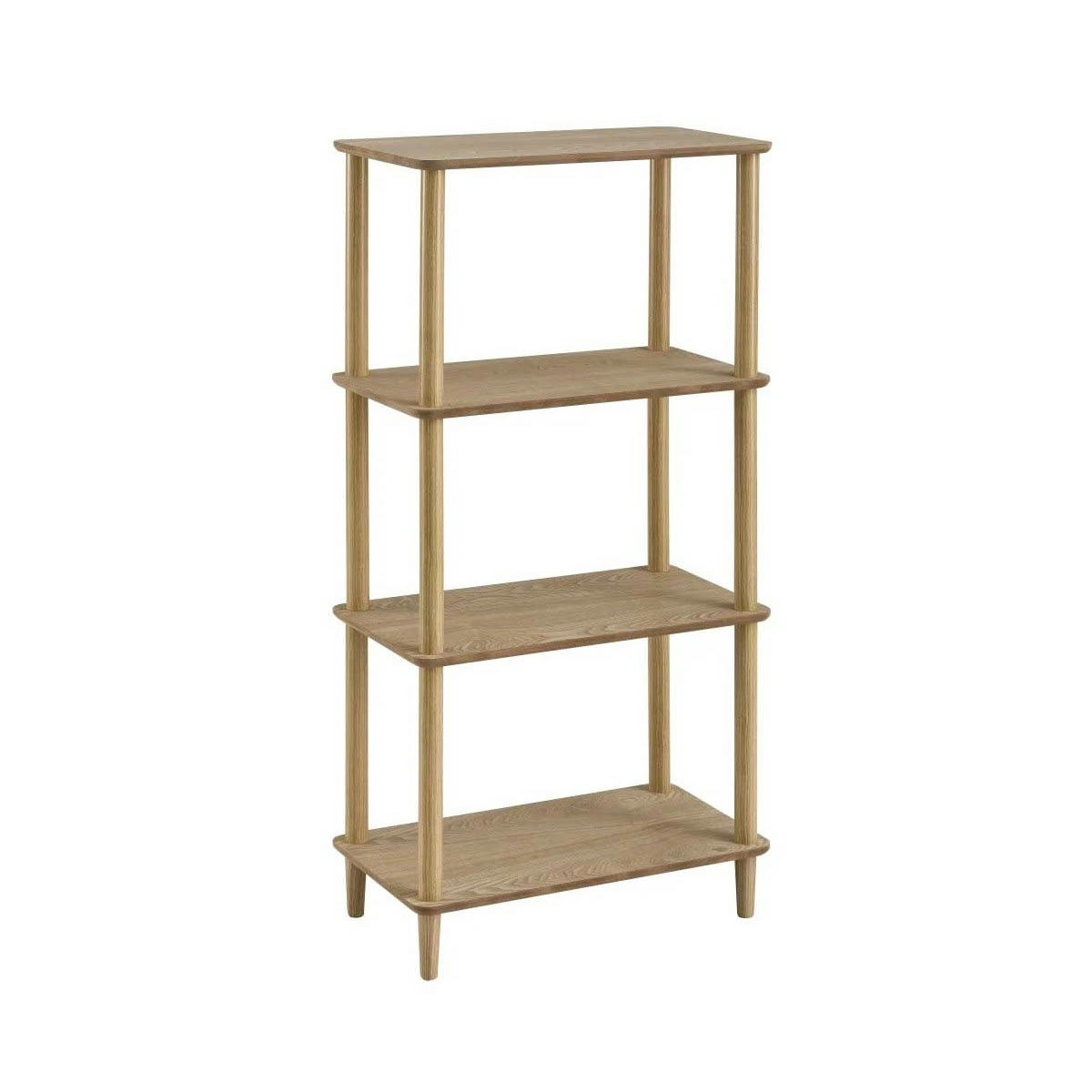 PIN - Étagère en bois pin et MDF 4 plateaux H118cm