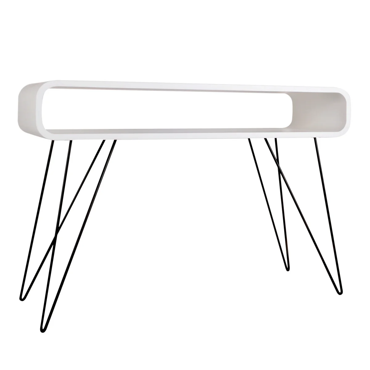 XLBoom - Metro Sofa Table, weiß / schwarz