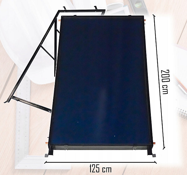 Collecteur solaire Thunder plat 2,5m 1 pièce.