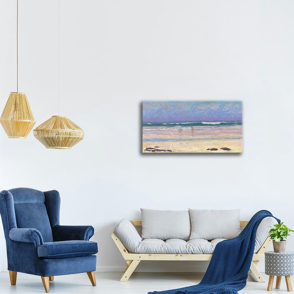- Tableau impression sur toile - Plage - Pierre Bonnard 50x90cm
