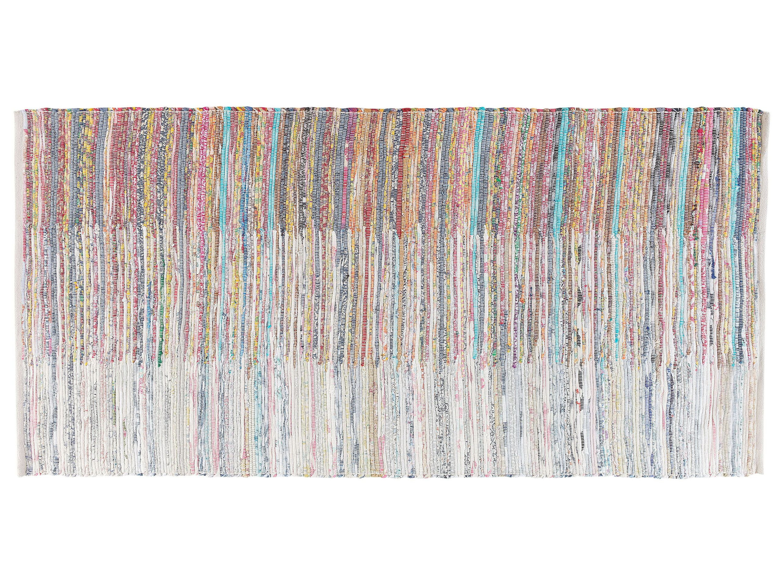 Dywan bawełniany 80x150 cm wielokolorowy