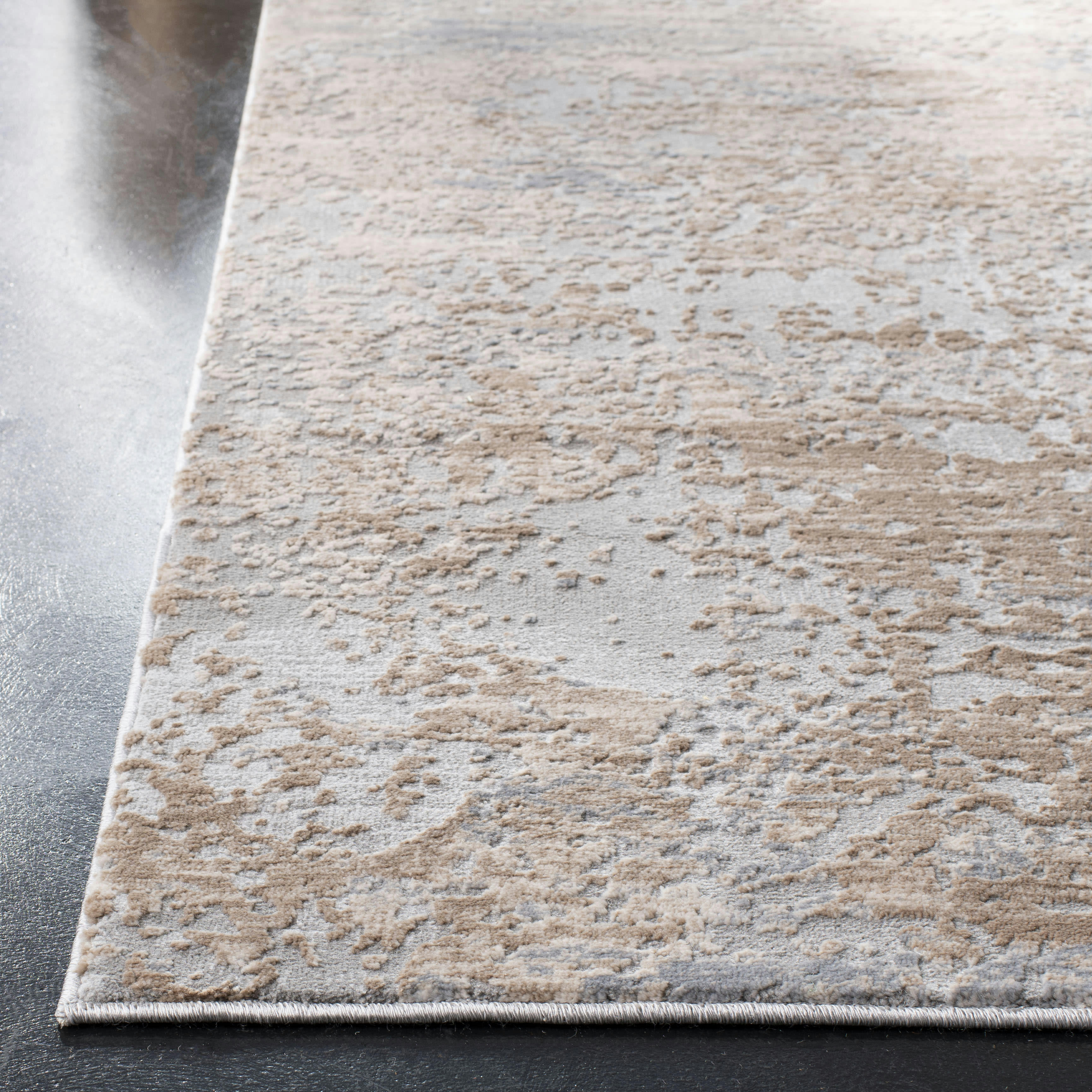 INVISTA - Tapis de salon interieur en beige & crème, 122 x 183 cm