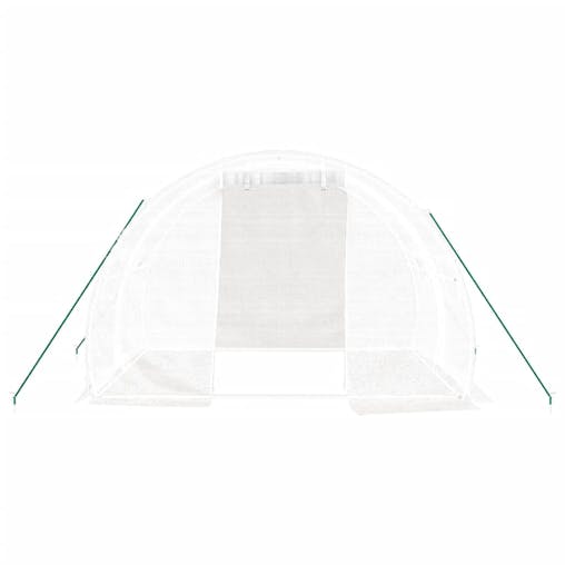 NNEVL Greenhouse with Steel Frame White 6 m&sup2; 3x2x2 m