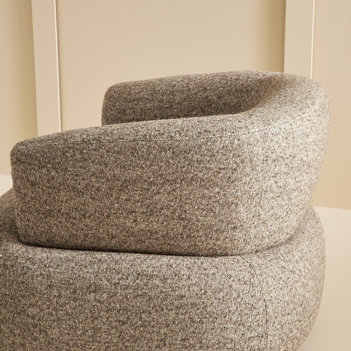 Calicosy - Draaistoel in bruin stof REGIS - Bruin