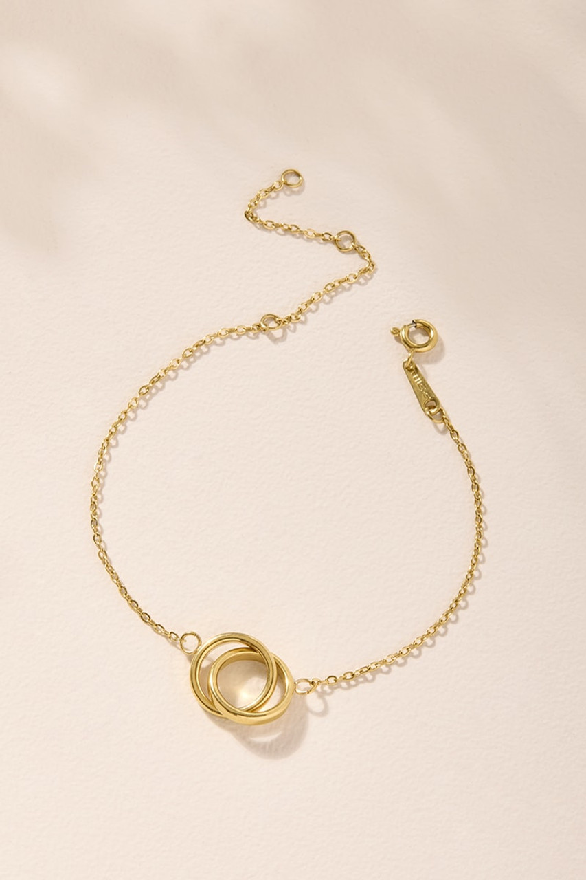 Greta Stainless Steel Interlock Bracelet