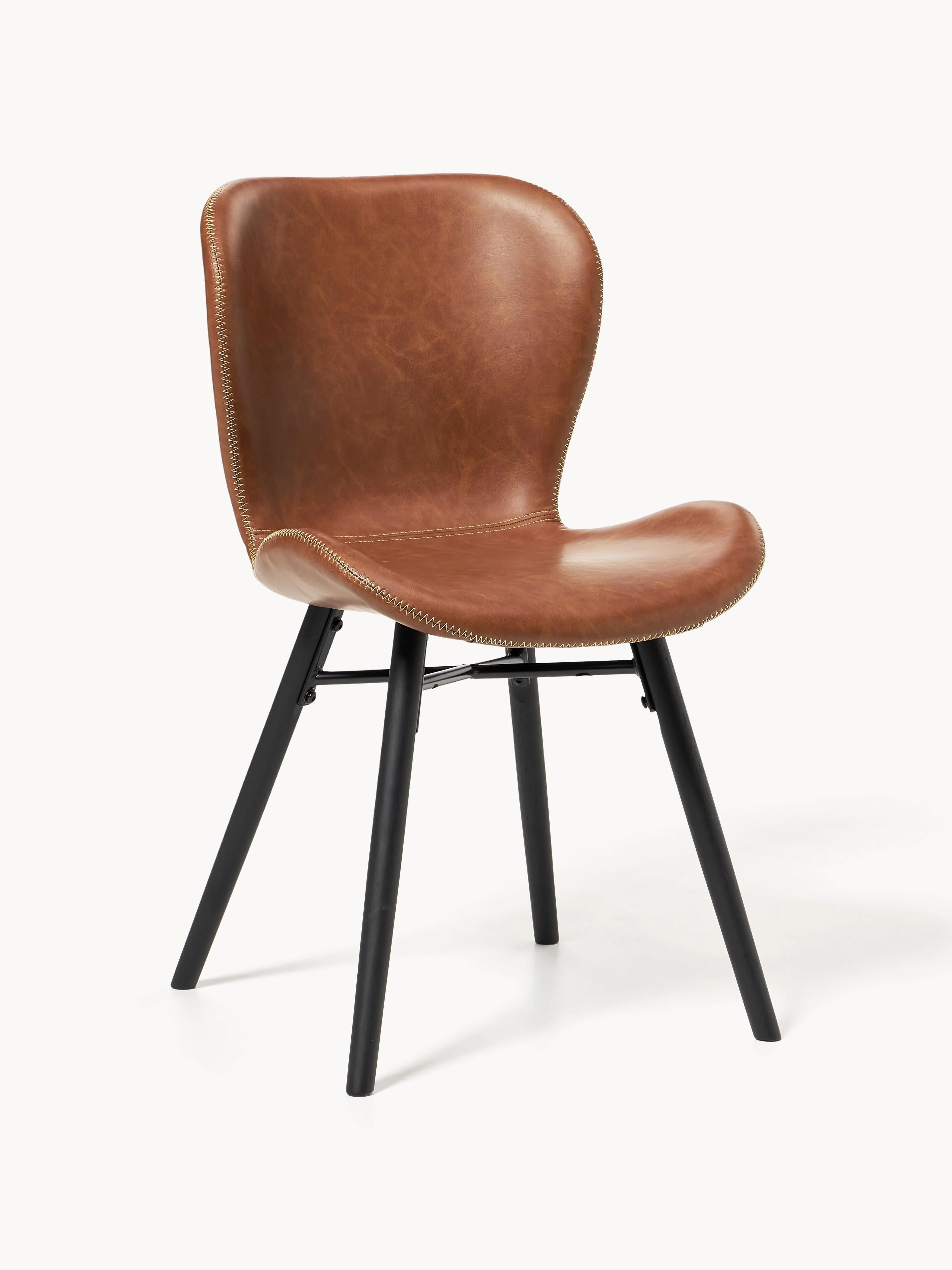 Kunstleder-Polsterstühle Batilda, 2er-Set