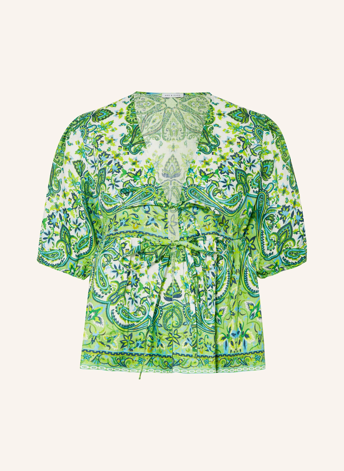 MRS & HUGS Blusenshirt aus Leinen