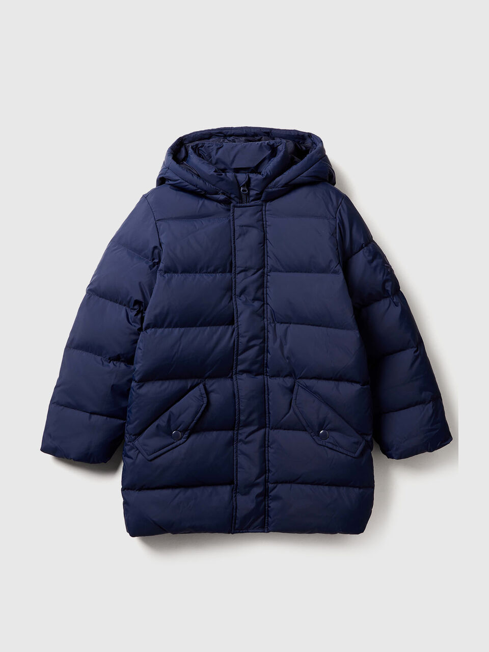 Padded jacket with removable hood