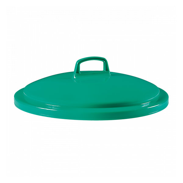 Couvercle pour poubelle ronde tri sélectif 75 L - vert