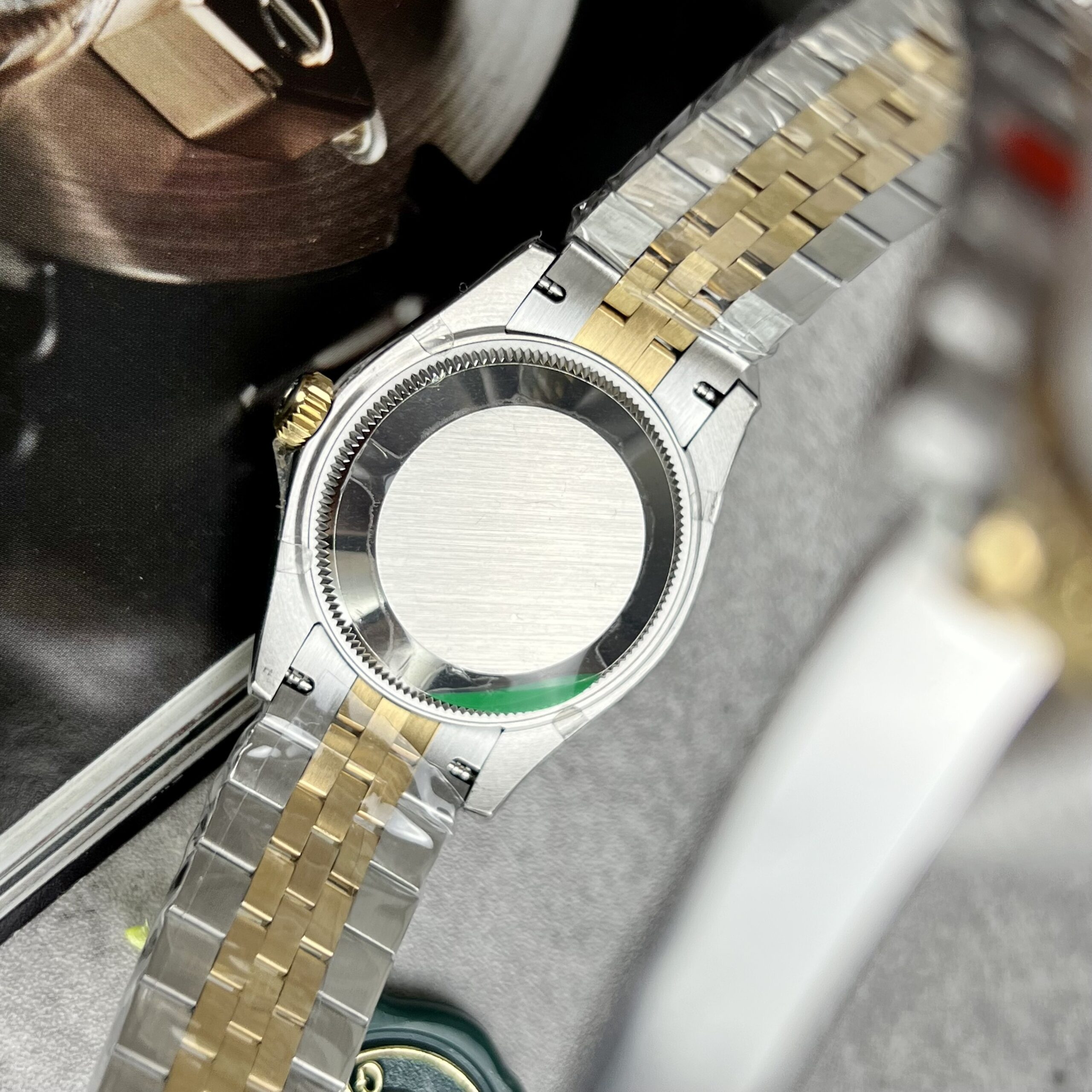 Rolex Datejust SS/YG Plated MOP Dial CZ Diamonds 31mm Jub AAA Replica