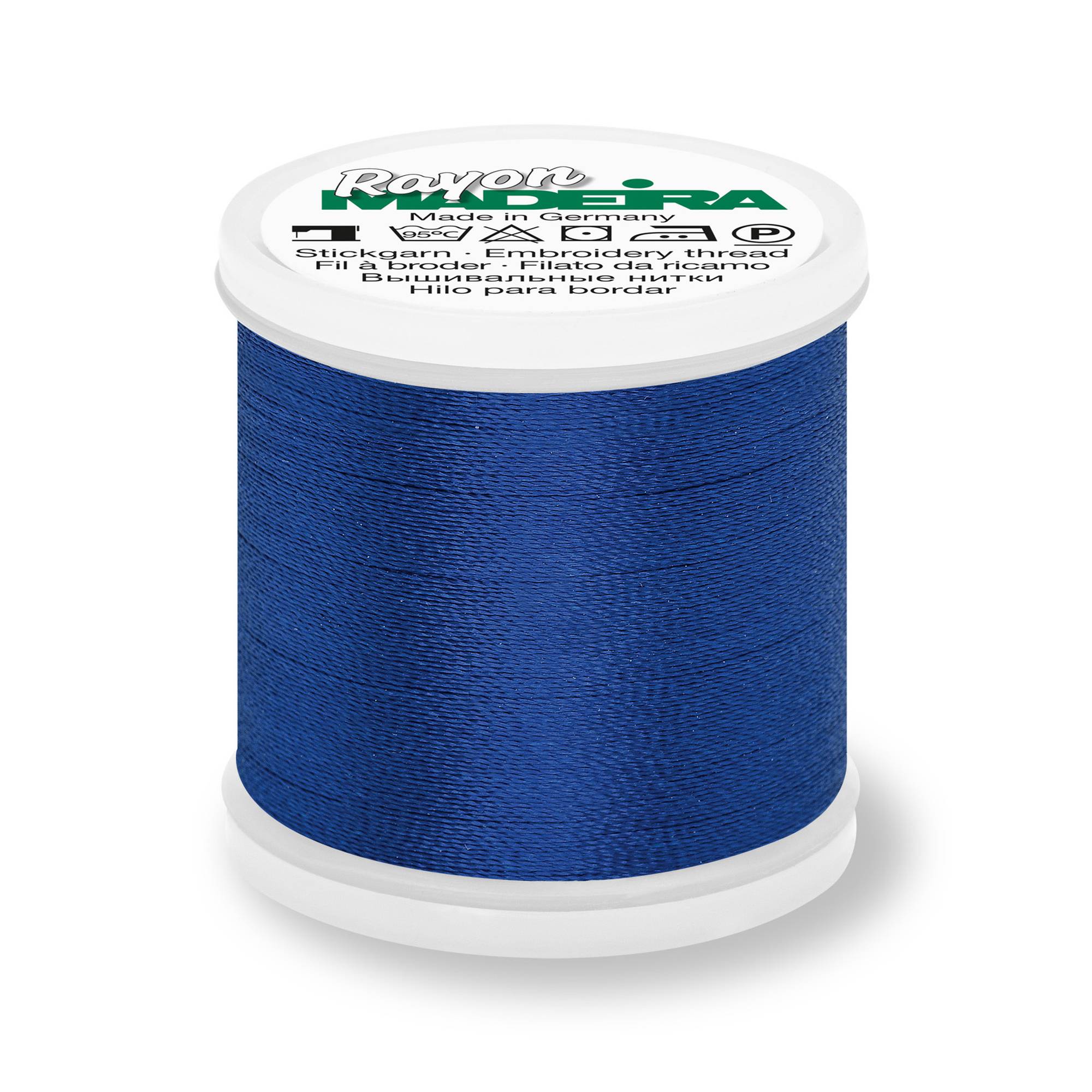 Madeira Bright Navy Blue Rayon 40 Thread 200m (1166)