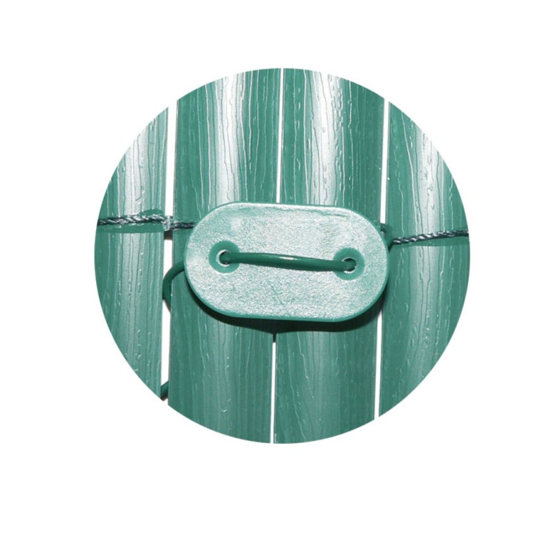 Fixation pour canisses verte 26 pièces FIXCANE