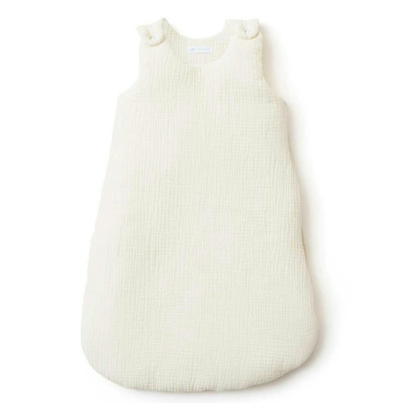- Gigoteuse en gaze de coton Ecru (0-6 mois)