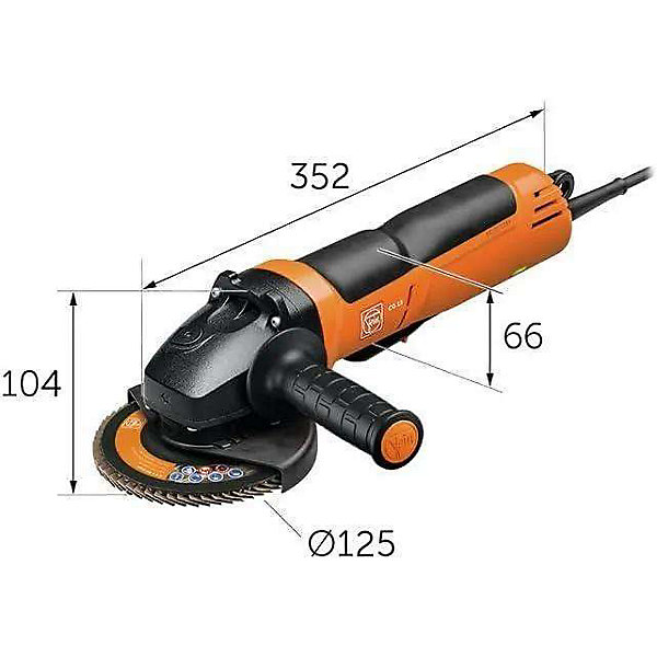Meuleuse angle filaire fein cg 15-125 blp 230 V 1500 W