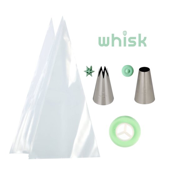 Whisk Tri Colour Decoration Set 9 Pieces