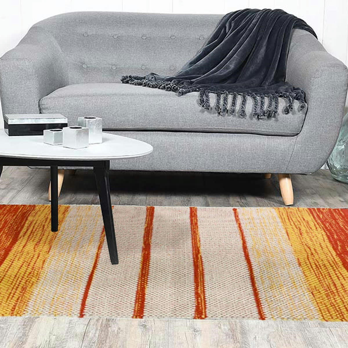 CASUAL - Tapis d'intérieur antidérapant  miel 120x170 cm
