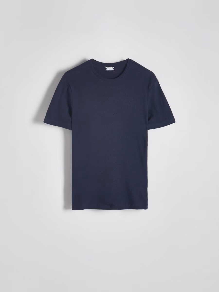 Regular Fit T-Shirt With Linen Blend