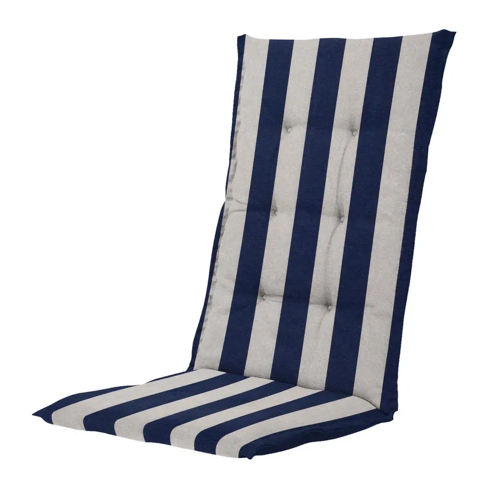 Madison - Kussen hoge rug Amora - Blauw - 123x50x5cm - Set van 4