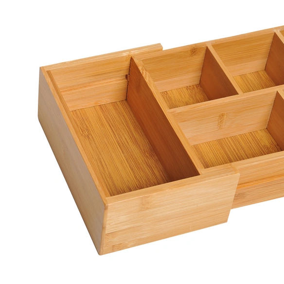 Schubladenorganizer, BxHxL: 17,6 x 7 x 24,6 cm, Bambus