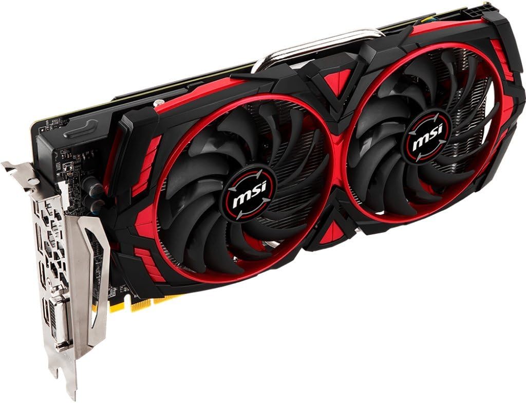 MSI Gaming Radeon RX 570 256-bit 8GB GDRR5 DirectX 12 VR Ready CFX Graphcis Card (RX 570 ARMOR MK2 8G OC)