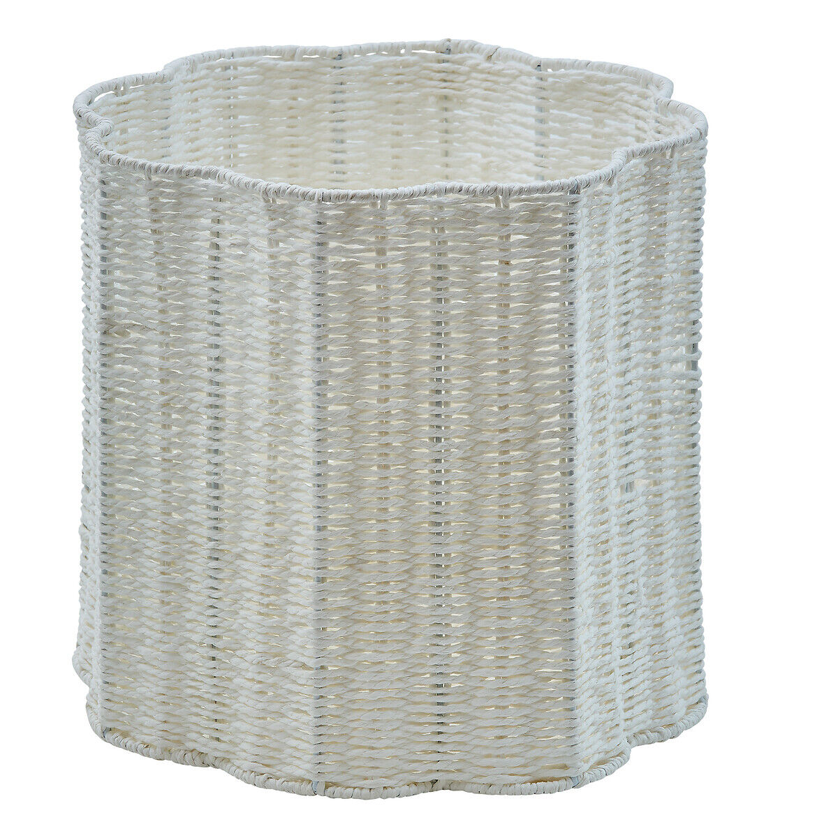 Cesto BLOOMY branco em corda 38cm