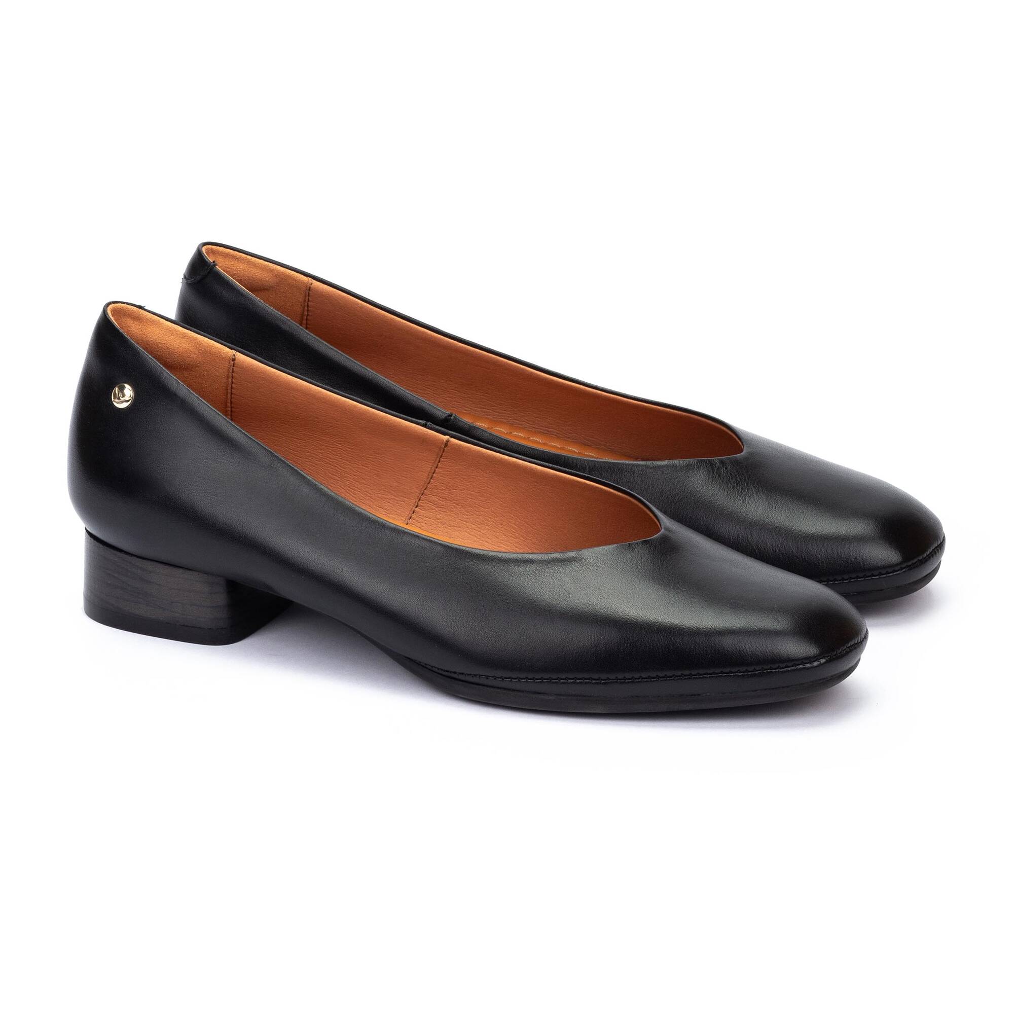 UBEDA - Zapatos tacón con horma amplia para mujer
