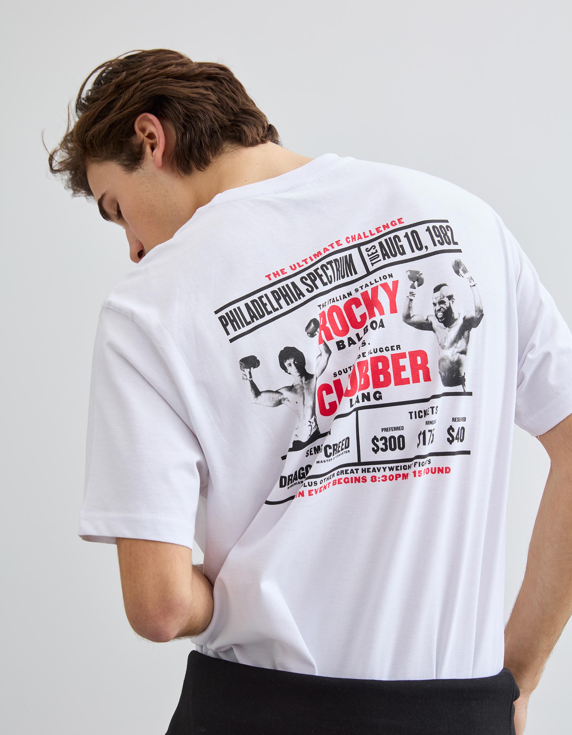 T-shirt Manga Curta, Homem, Branco
