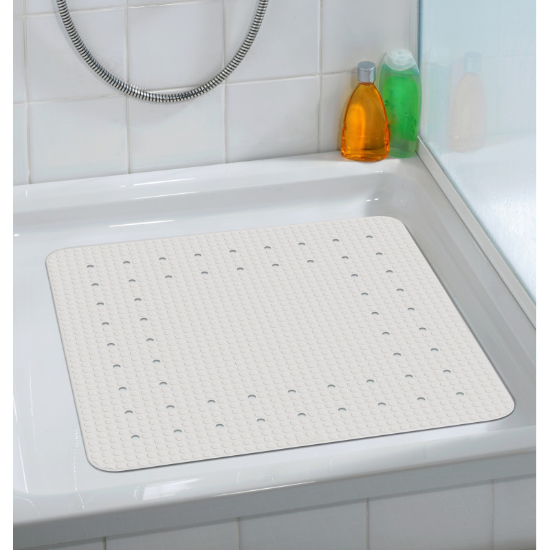 Tapis de douche Mirasol blanc 54 x 54 cm WENKO