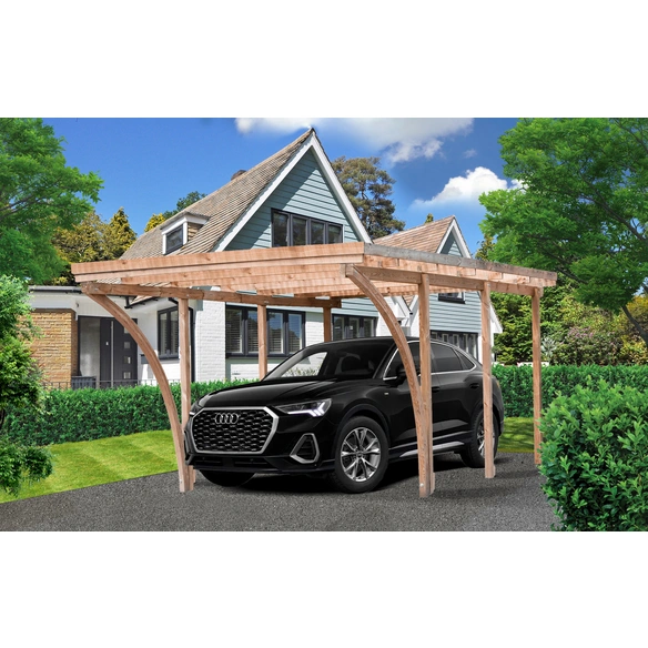 Carport, BxHxT: 304 x 235 x 510 cm, Lärche