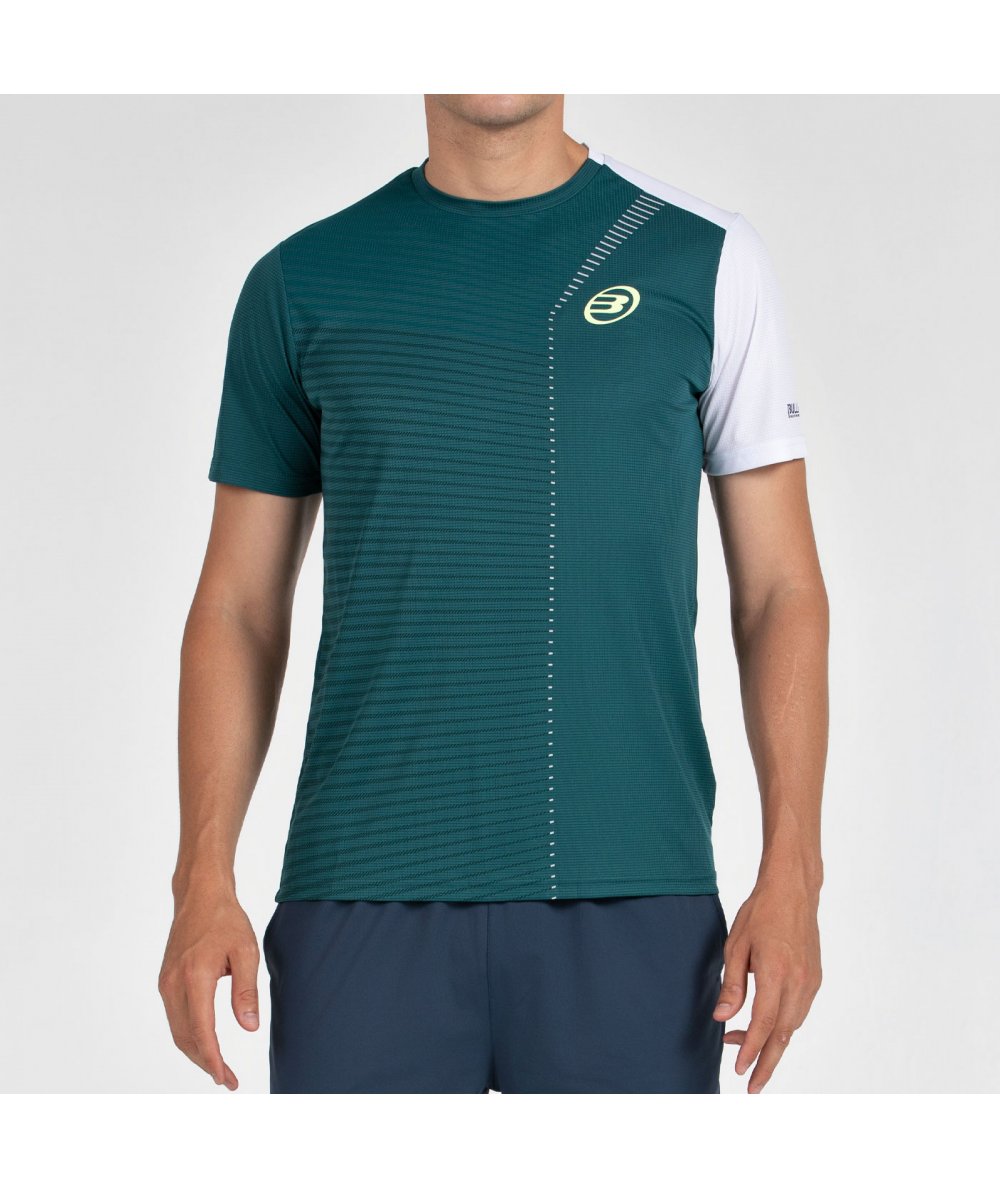 CAMISETA BULLPADEL LLICO VERDE OSCURO