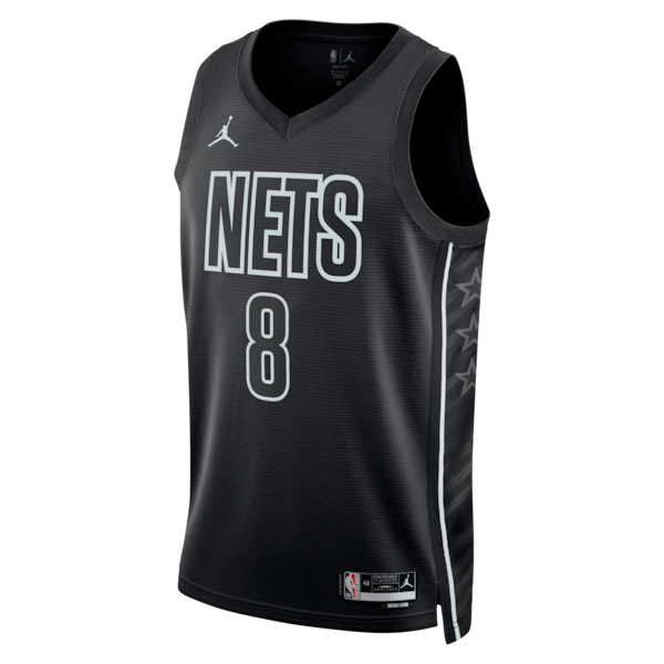Egor Dëmin Brooklyn Nets Jordan Brand Unisex  Swingman Jersey - Statement Edition - Black