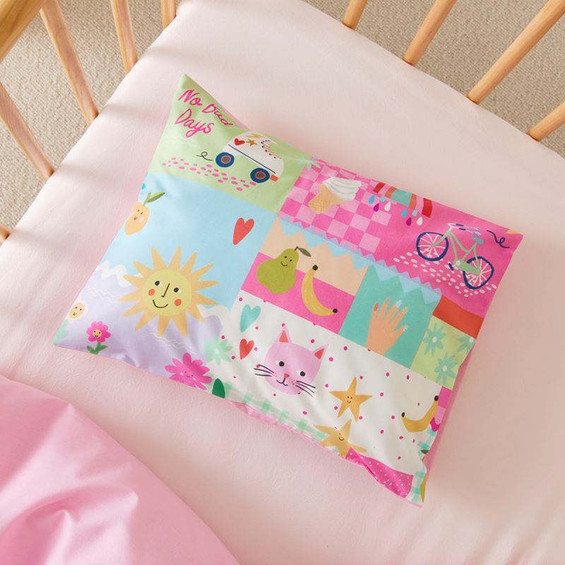 Shine Your Way Pink Cot Quilt Cover Set