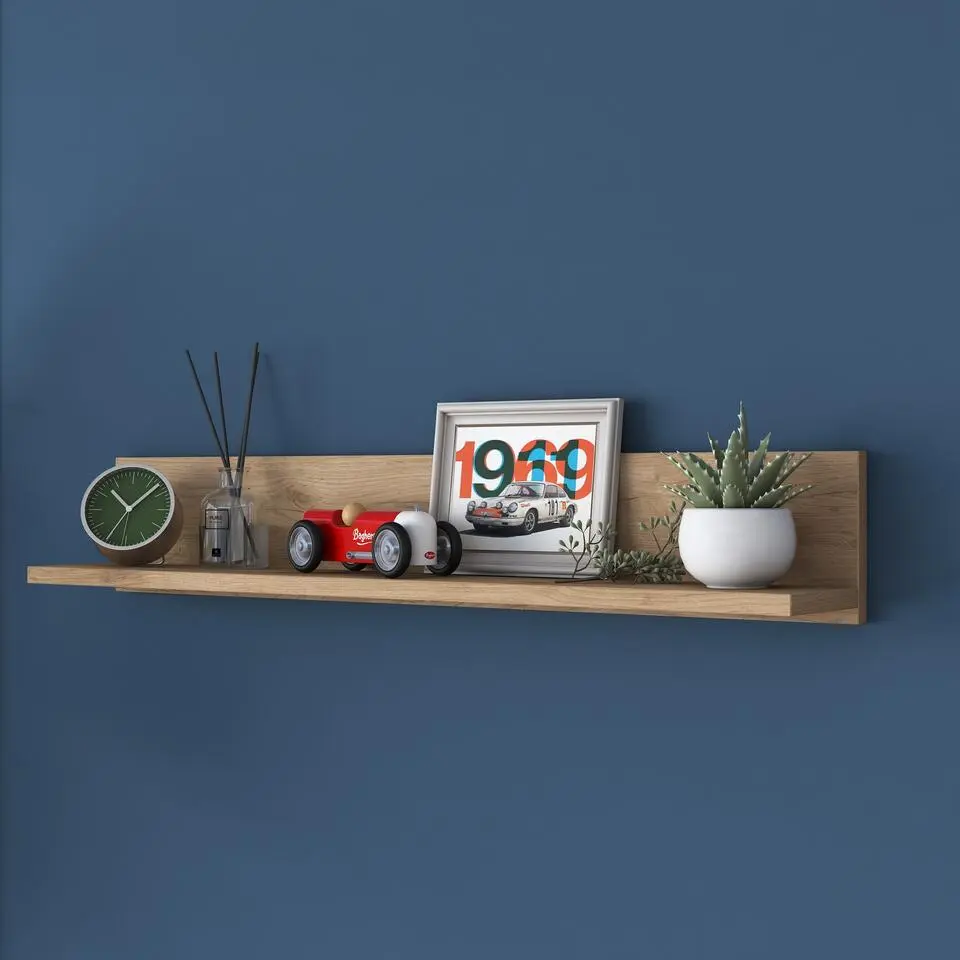 AE104 - 2669 Wandplank - 100% MELAMINE - Walnoot