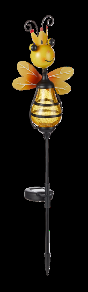 For Living Outdoor Queen Bee Solar Powered Garden Stake