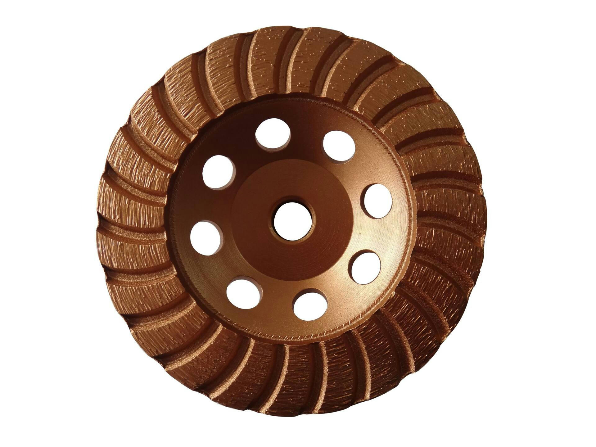 MAXIMUM Turbo 4-1/2-in Diamond Coated Cup Wheel for Concrete, Cement, Stone