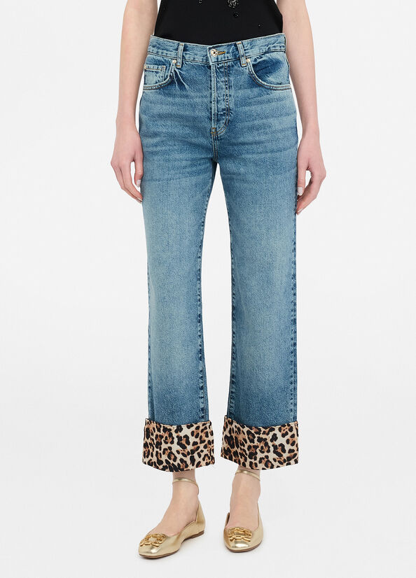 Jeans straight cropped
