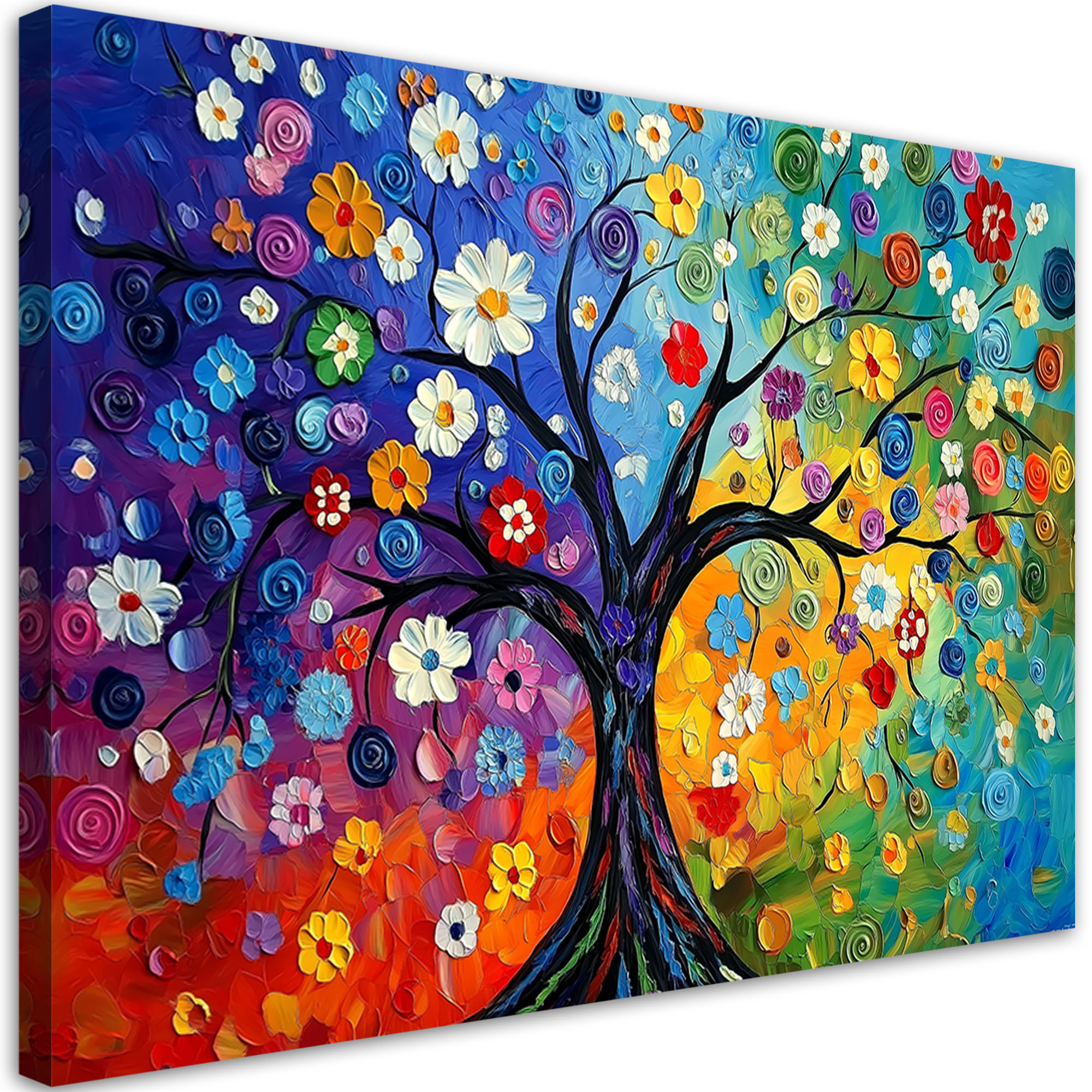 Feeby Obraz na płótnie, Kolorowe Drzewo Życia 60x40