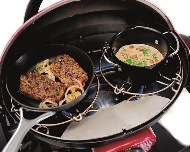 Ziggy Classic Single Burner Portable Grill LPG BBQ - Gunmetal Grey