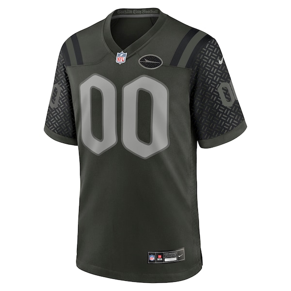 New York Jets Nike 2025 Rivalries Collection Custom Game Jersey - Gotham Green