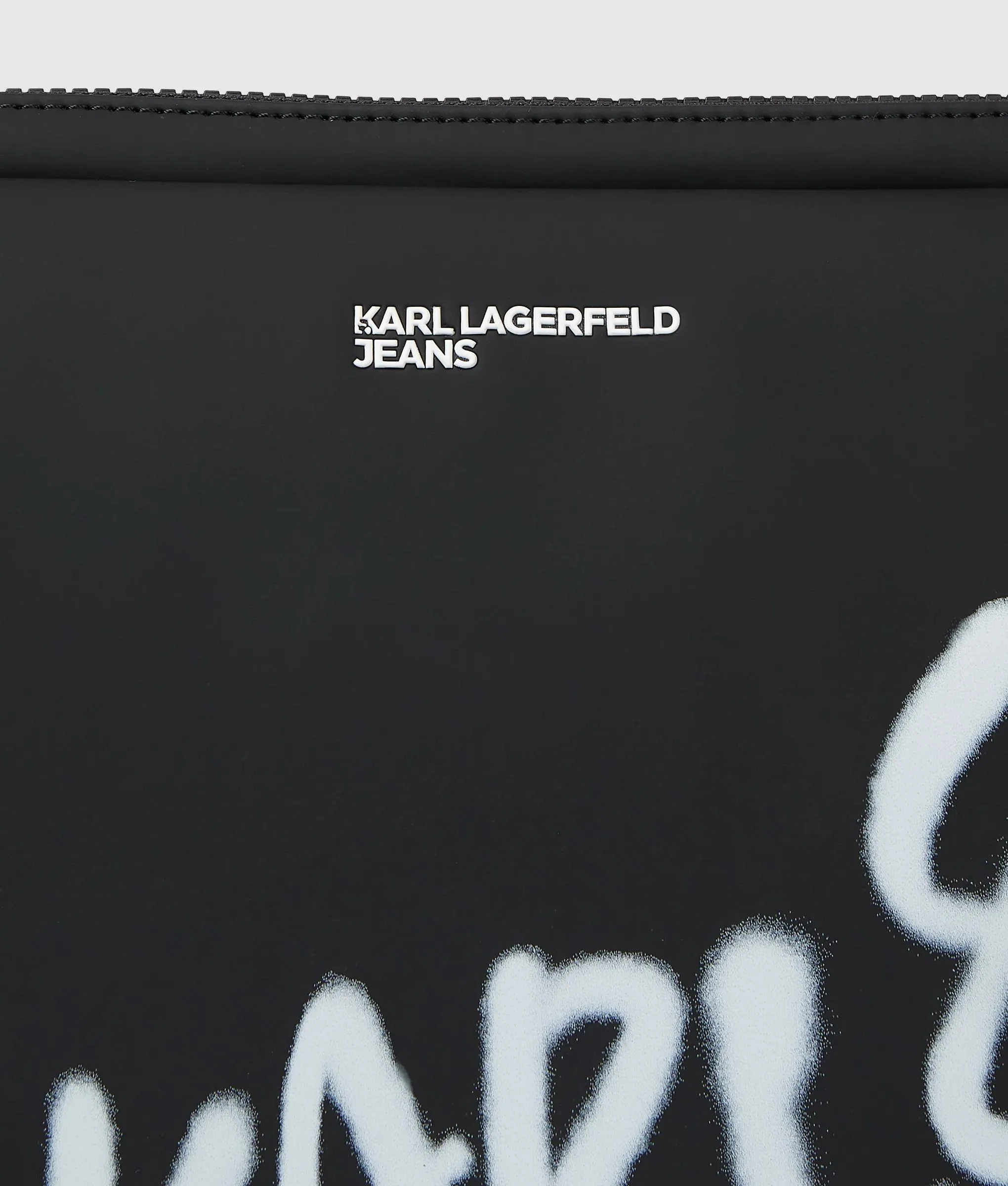 Pochette pour ordinateur portable Karl avec citation imprimée