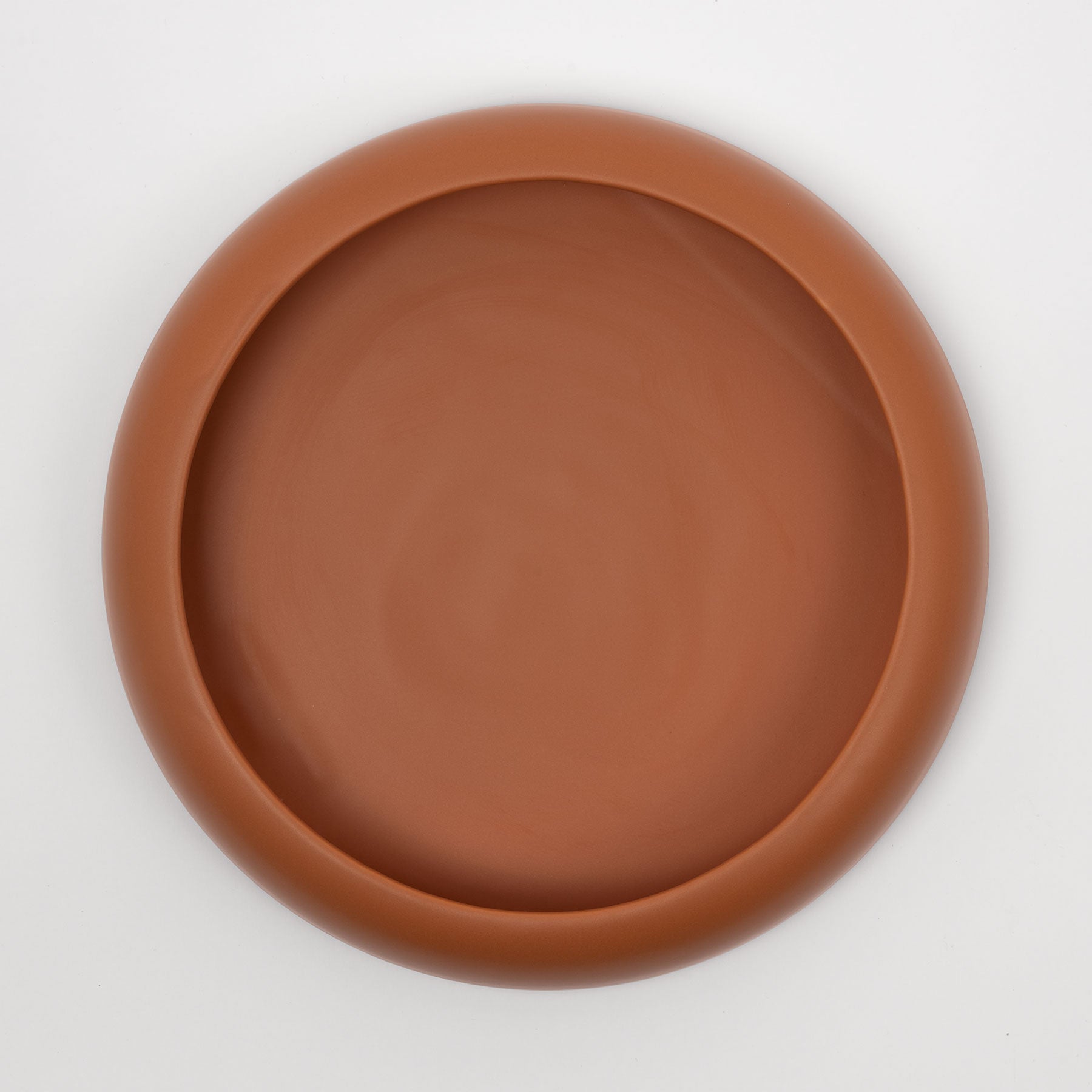 Large Cinnamon Low-Profile Centerpiece Bowl