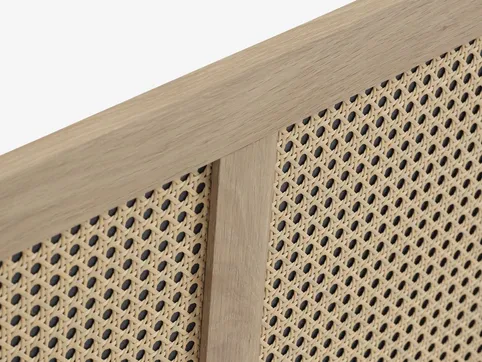 Vægpanel HALMSTAD 160x60 cm varm egefarve