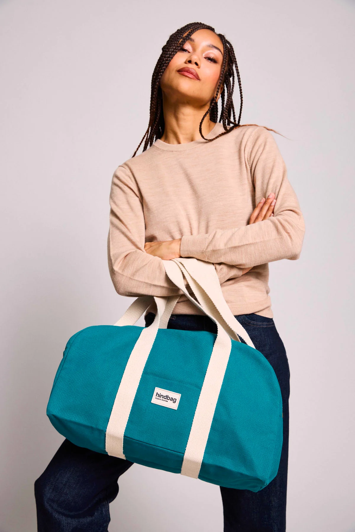 Sac bowling Charlie Bleu paon