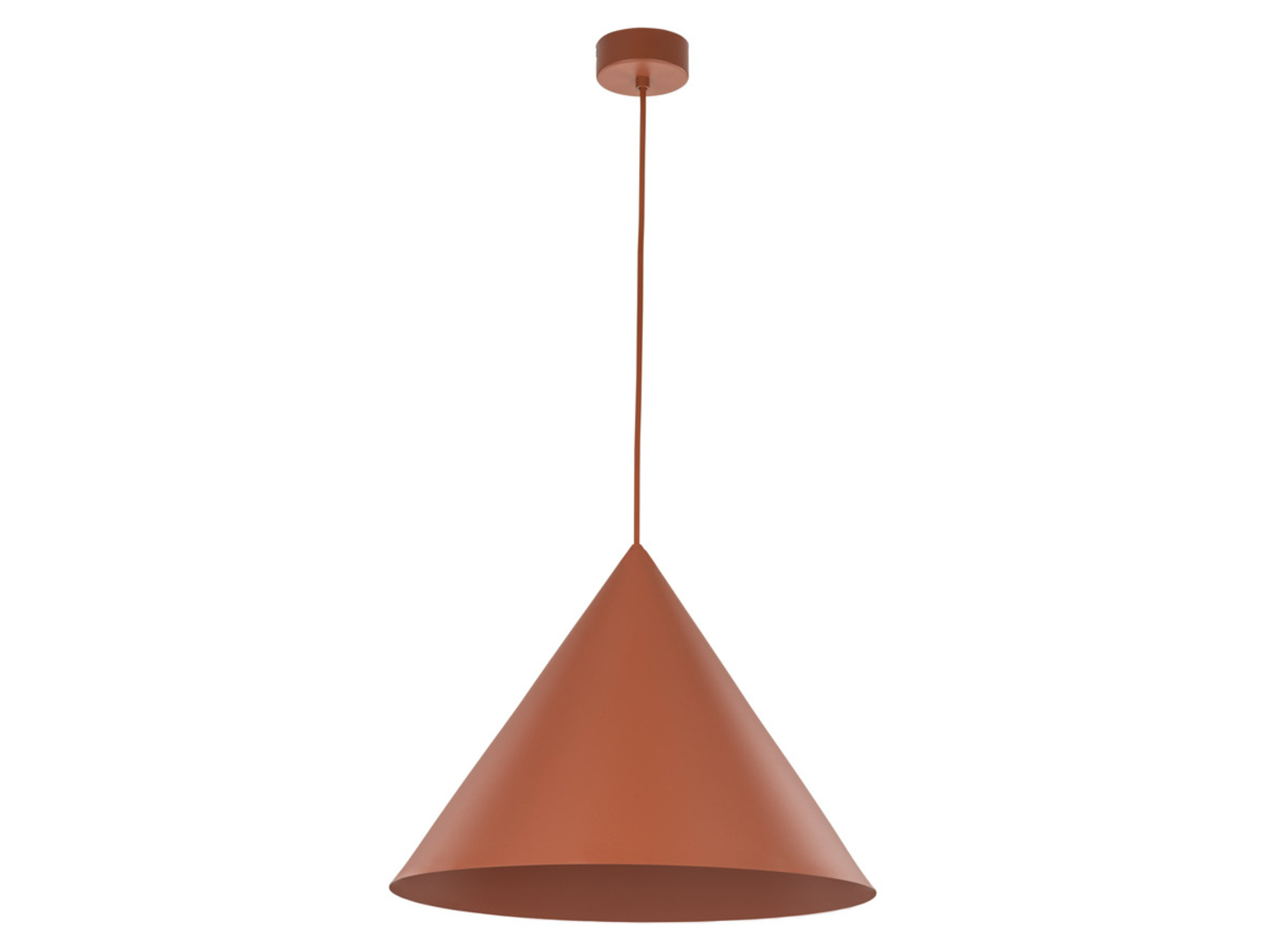 Lampa wisząca Cono Brick 50 cm metalowa ceglana