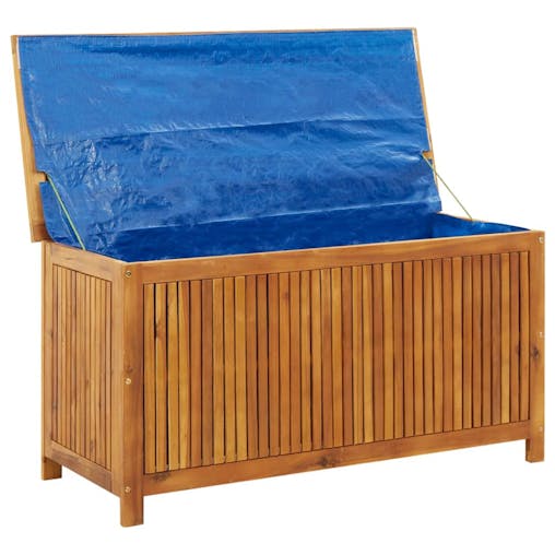 NNEVL Garden Storage Box 113x50x58 cm Solid Acacia Wood