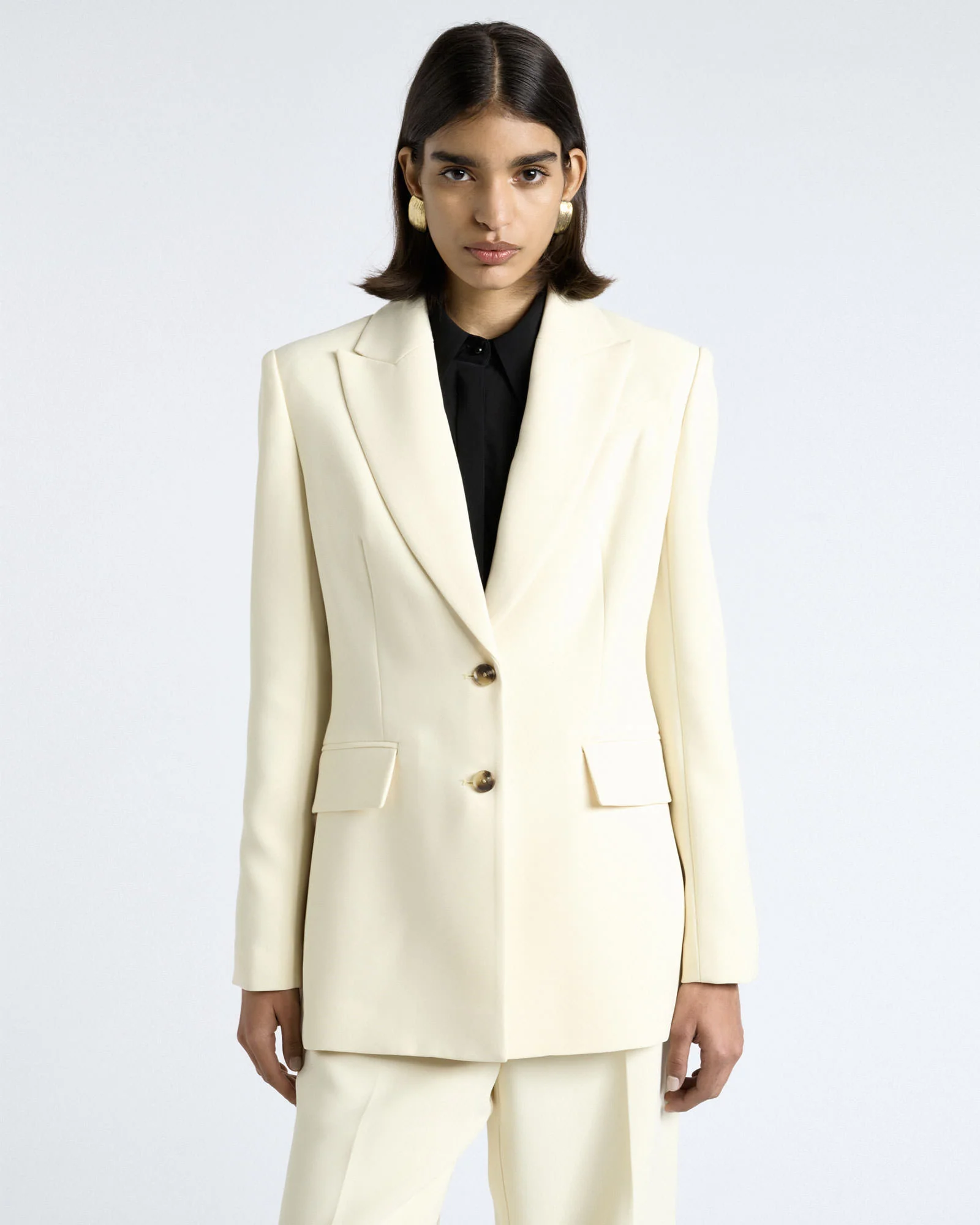Double Weave Hourglass Blazer