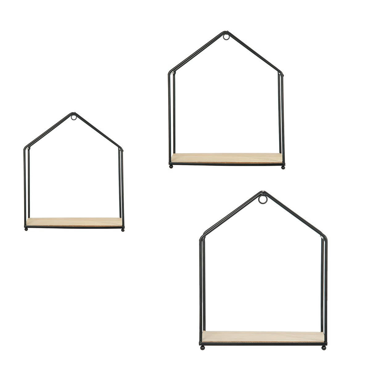 - Étagères filaires maison - Lot de 3