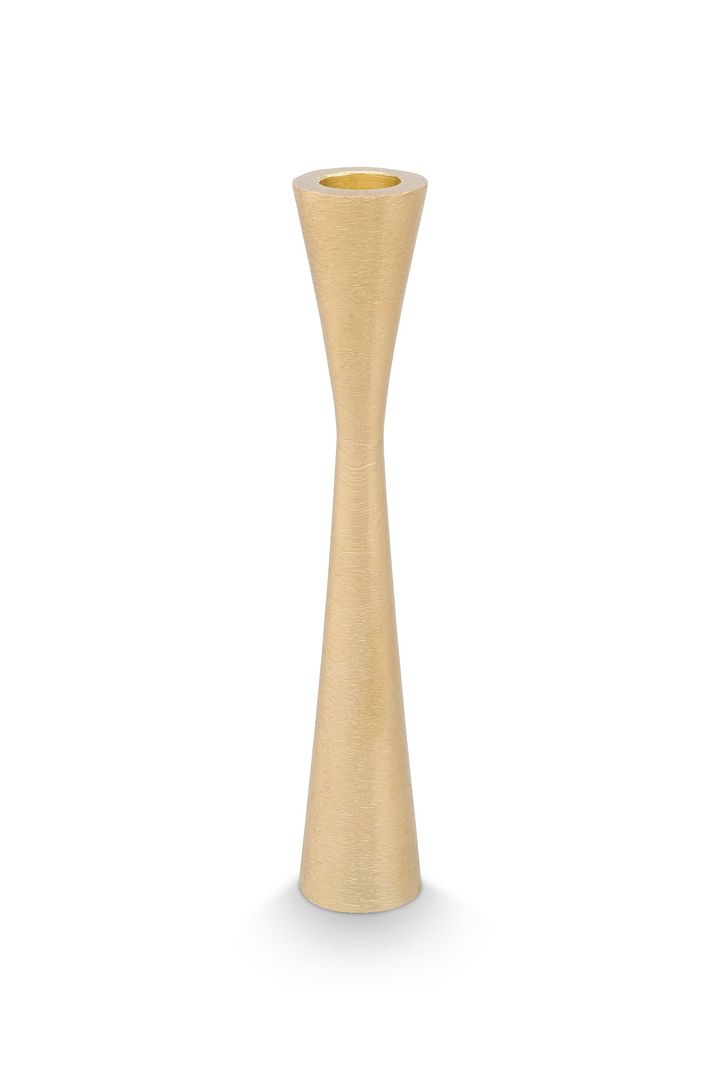 vtwonen Kandelaar - Metalen kaarsenhouder - Goud - 20 cm